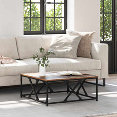 vidaXL Coffee Table Old Wood 70 x 70 x 30 cm Engineered Wood 1