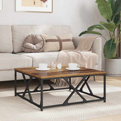 vidaXL Coffee Table Old Wood 70 x 70 x 30 cm Engineered Wood 4