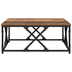 vidaXL Coffee Table Old Wood 70 x 70 x 30 cm Engineered Wood 5