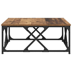 vidaXL Coffee Table Old Wood 70 x 70 x 30 cm Engineered Wood 6