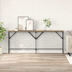 vidaXL Console Table Artisan Oak 180 x 30 x 75 cm Engineered Wood 1