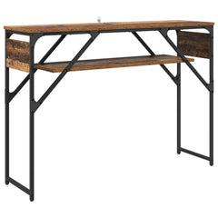 vidaXL ConsoleTable Old Wood Engineered Wood 105x30x75cm 2