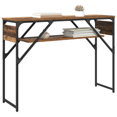 vidaXL ConsoleTable Old Wood Engineered Wood 105x30x75cm 3