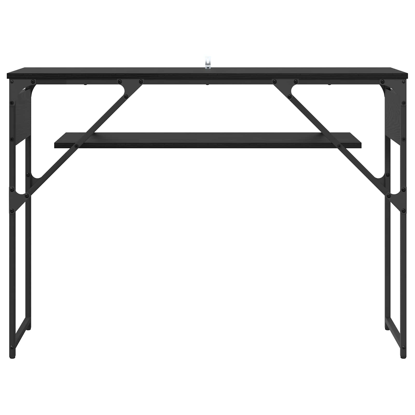 vidaXL ConsoleTable Black Oak Engineered Wood 105x30x75cm 5