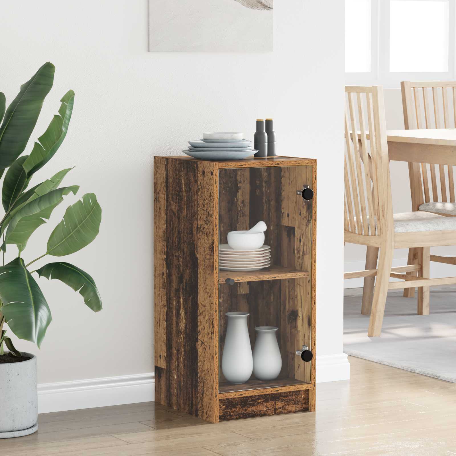 vidaXL Sideboard Old wood 35 x 37 x 76 cm Engineered Wood 4