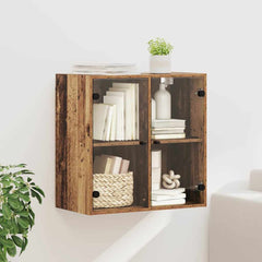 vidaXL Wall Cabinet 68 x 37 x 68.5 cm Engineered Wood Old Wood 1