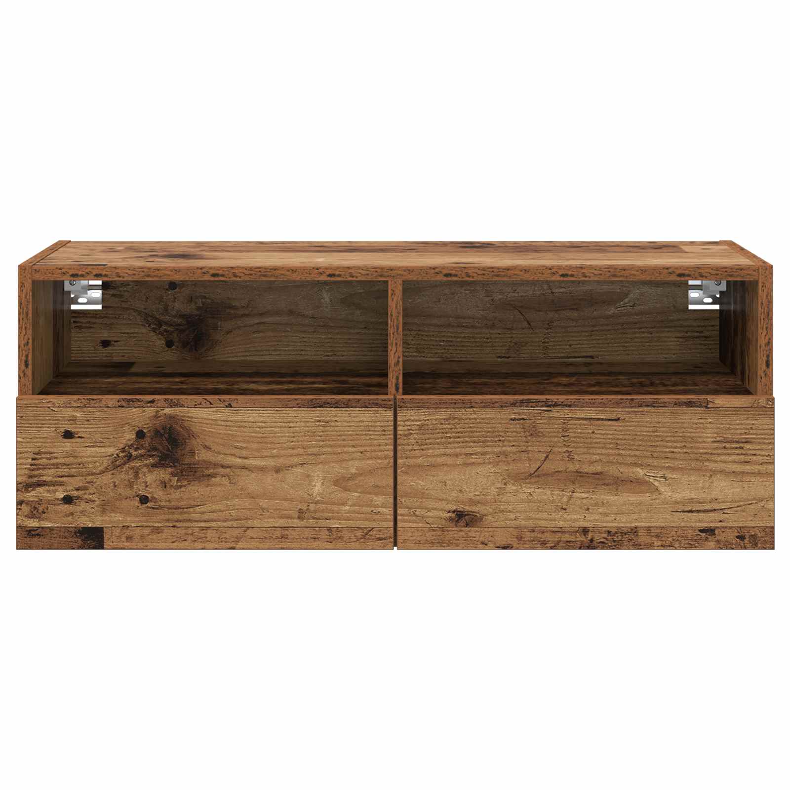 vidaXL TV Wall Cabinet 80 x 30 x 30 cm Old Wood Engineered Wood 6