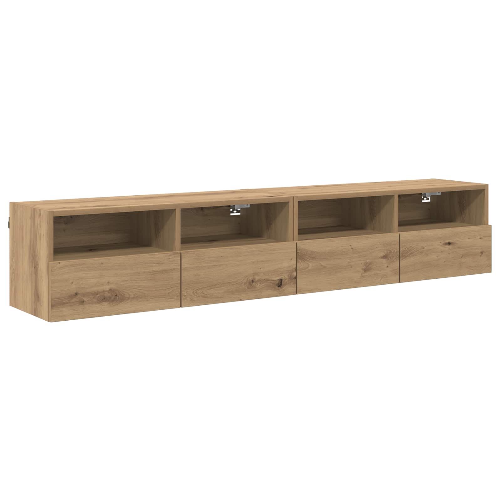 vidaXL TV Wall Cabinets 2 pcs Artisan Oak Engineered Wood 2