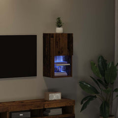 vidaXL Wall-mounted TV Cabinet 30.5 x 30 x 60 cm Old Wood 5