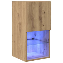 vidaXL Wall-mounted TV Cabinet 30.5 x 30 x 60 cm Artisan Oak 2