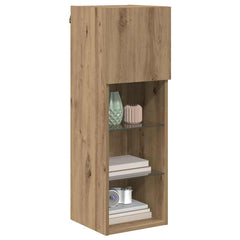 vidaXL Wall-mounted TV Cabinet 30.5 x 30 x 90 cm Artisan Oak 3