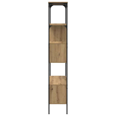 vidaXL Bookcase 7-Tier 76 x 33 x 188.5 cm Engineered Wood Artisan Oak 6