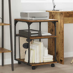 vidaXL Printer Stand Old Wood 43 x 48 x 64 cm Engineered Wood 1