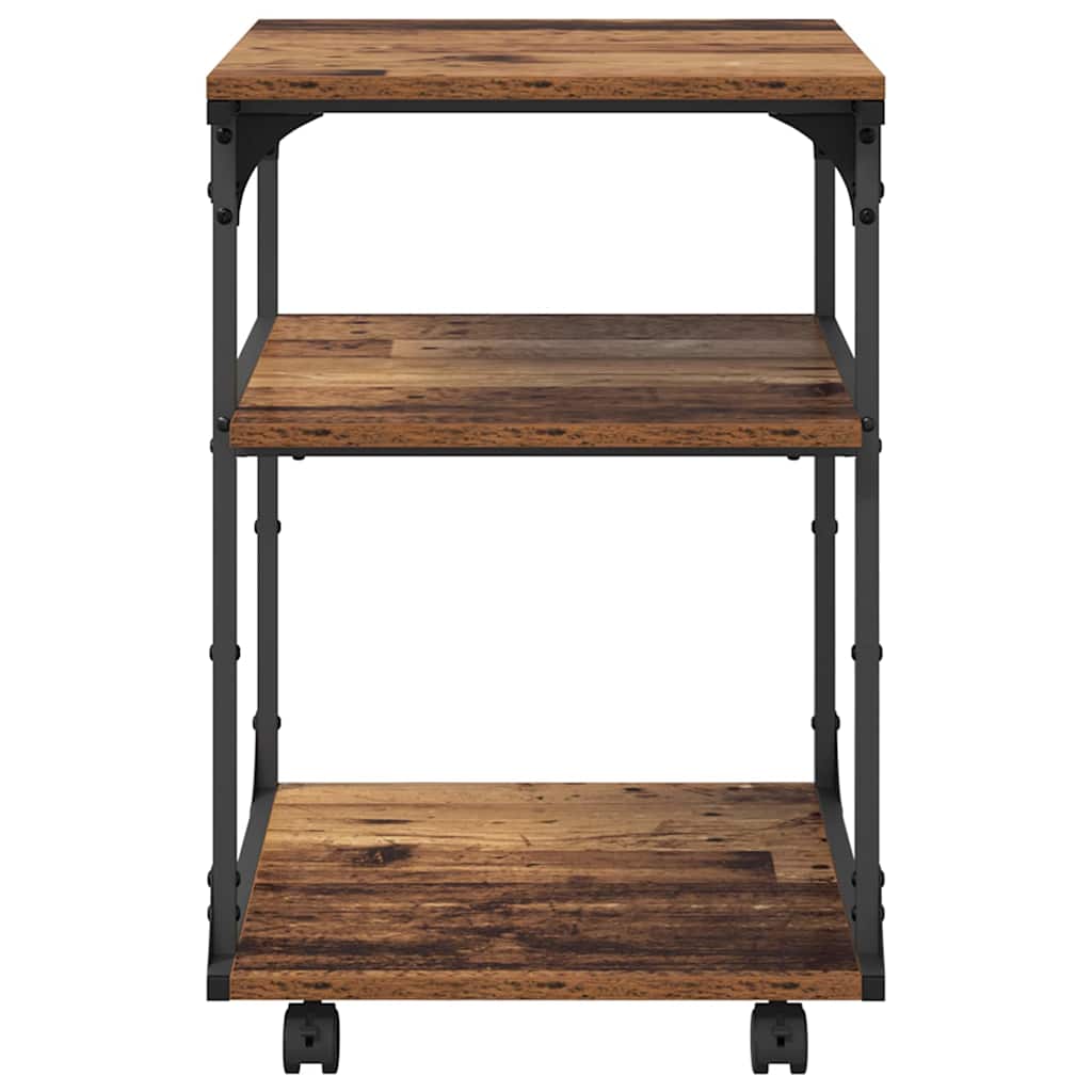 vidaXL Printer Stand Old Wood 43 x 48 x 64 cm Engineered Wood 5