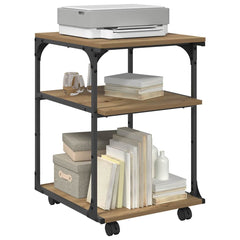 vidaXL Printer Stand Artisan Oak 43 x 48 x 64 cm Engineered Wood 3