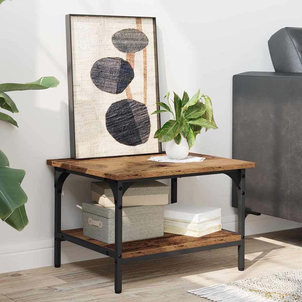 vidaXL Printer Stand Old Wood 50 x 40 x 38 cm Engineered Wood 5