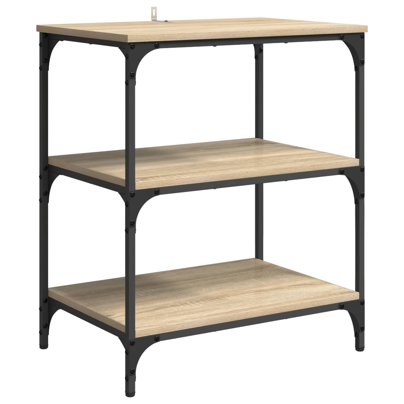 vidaXL Kitchen Trolley Sonoma Oak 60 x 41 x 76 cm Engineered Wood 5