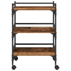 vidaXL Kitchen Trolley Old Wood 50 x 35 x 75.5 cm Engineered Wood 6