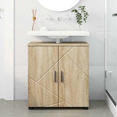 vidaXL Bathroom Cabinet Sonoma Oak 61 x 35 x 64 cm 4