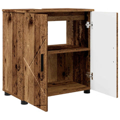 vidaXL Bathroom Cabinet Old Wood 61 x 35 x 64 cm 5