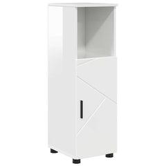 vidaXL Bathroom Cabinet High Gloss White 30 x 35 x 95 cm 2