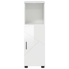 vidaXL Bathroom Cabinet High Gloss White 30 x 35 x 95 cm 6