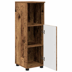 vidaXL Bathroom Cabinet Old Wood 30 x 35 x 95 cm 5