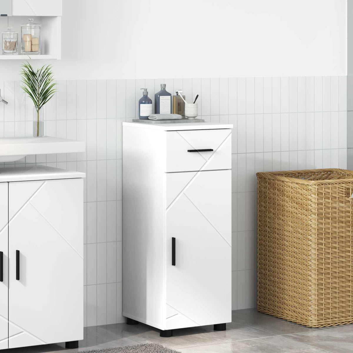 vidaXL Bathroom Cabinet 30 x 35 x 80 cm