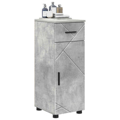 vidaXL Bathroom Cabinet Concrete Grey 30 x 35 x 80 cm 3
