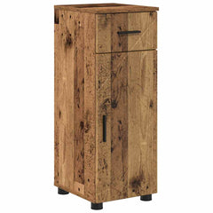 vidaXL Bathroom Cabinet Old Wood 30 x 35 x 80 cm 2