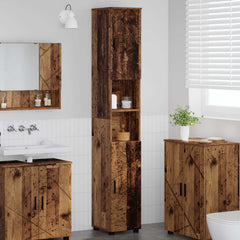 Bathroom Cabinet 30 x 35 x 192 cm Old wood