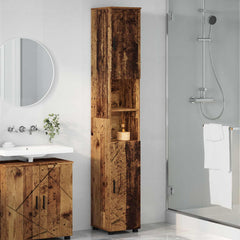 Bathroom Cabinet 30 x 35 x 192 cm Old wood
