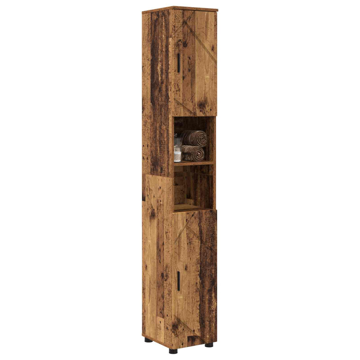 Bathroom Cabinet 30 x 35 x 192 cm Old wood