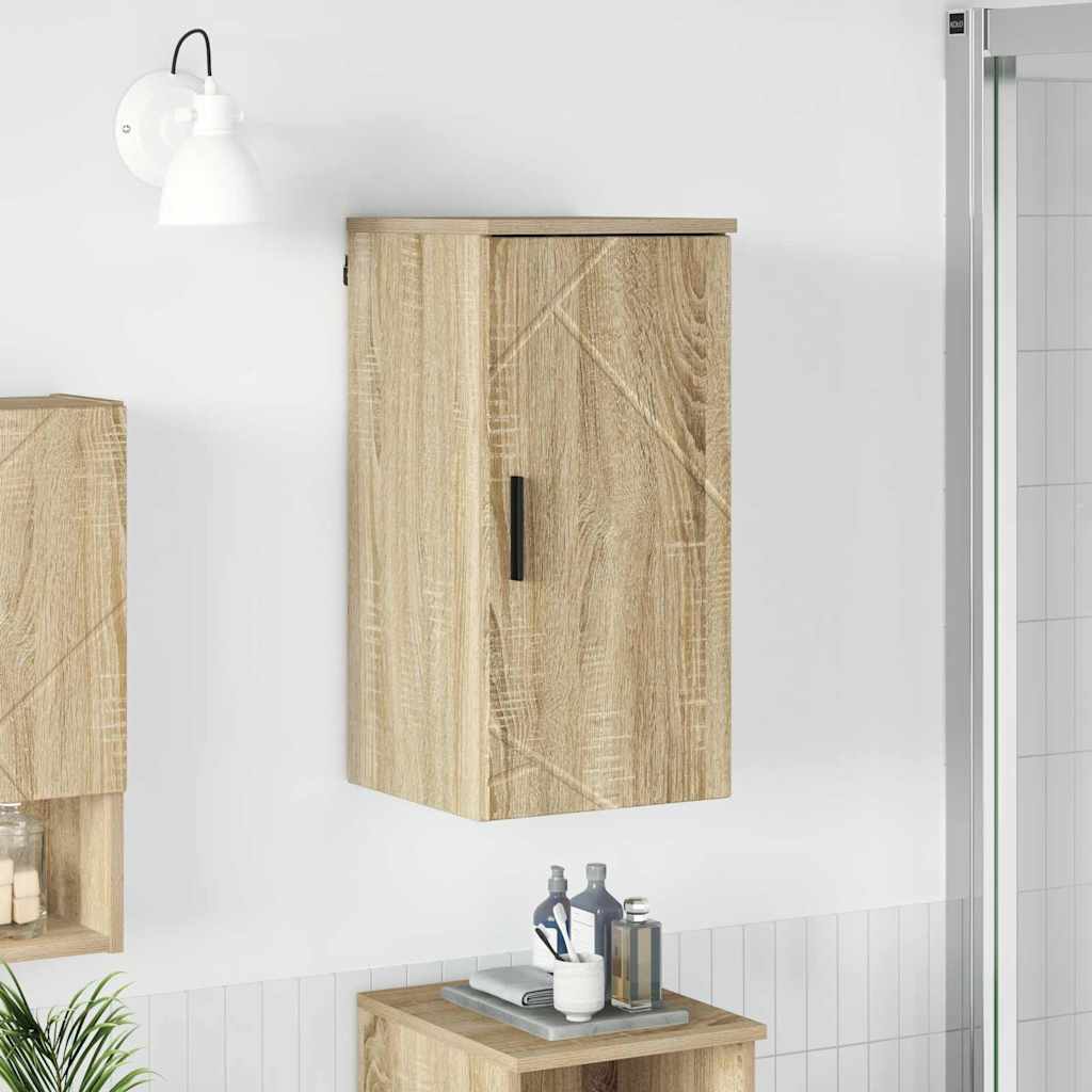 vidaXL Bathroom Cabinet Sonoma Oak 30 x 31.5 x 61 cm 1