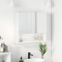 vidaXL Mirror Cabinet 59 x 17 x 55 cm Engineered Wood