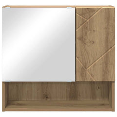 vidaXL Mirror Cabinet Artisan Oak 59 x 17 x 55 cm Engineered Wood 6