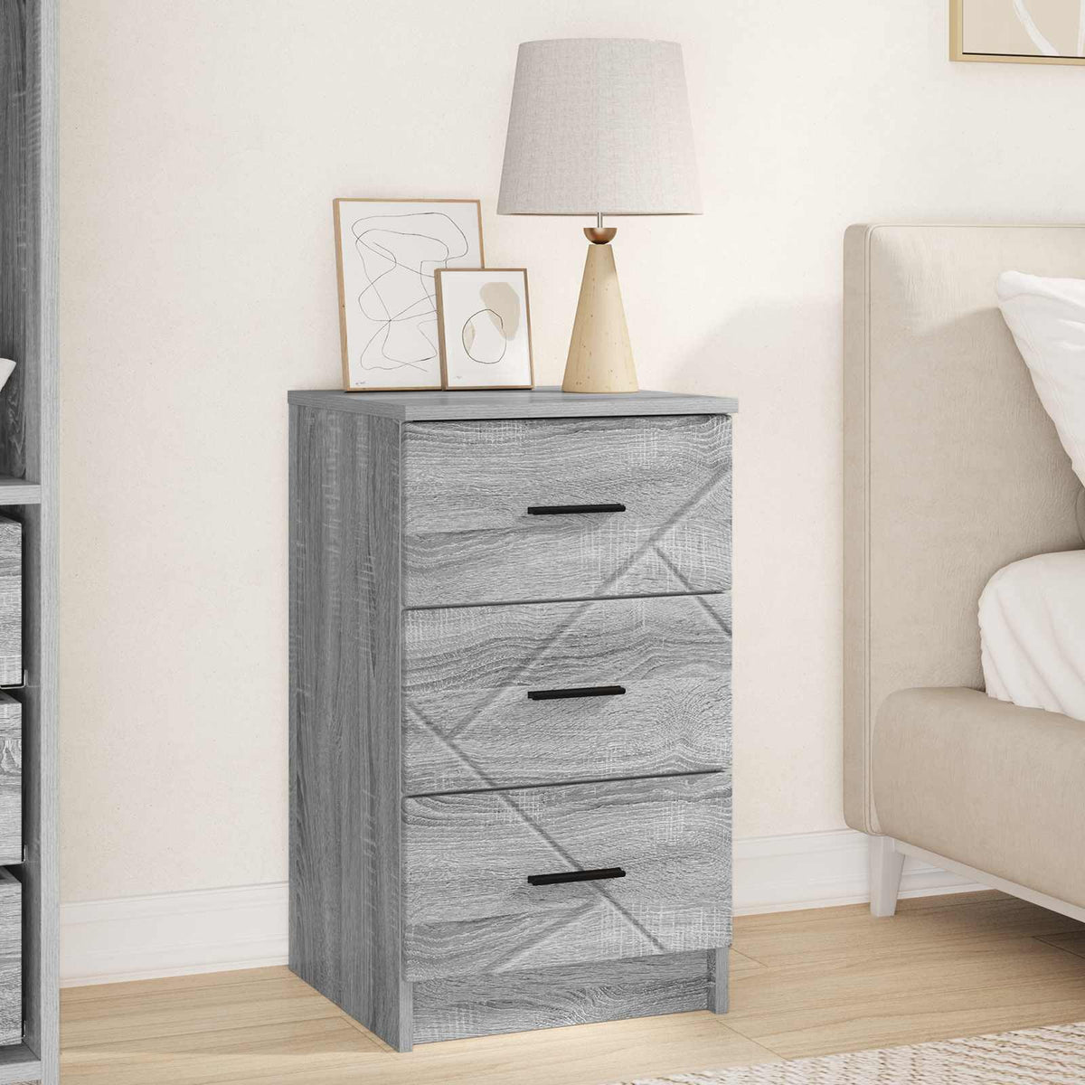 vidaXL Bedside Cabinet 38 x 38 x 66 cm Engineered wood