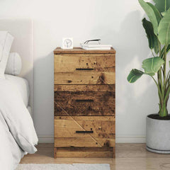 vidaXL Bedside Cabinet Old wood 38 x 38 x 66 cm Engineered wood 4