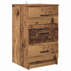 vidaXL Bedside Cabinet Old wood 38 x 38 x 66 cm Engineered wood 2