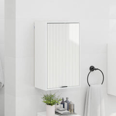 vidaXL Bathroom Cabinet High Gloss White 39 x 23.5 x 65 cm 4