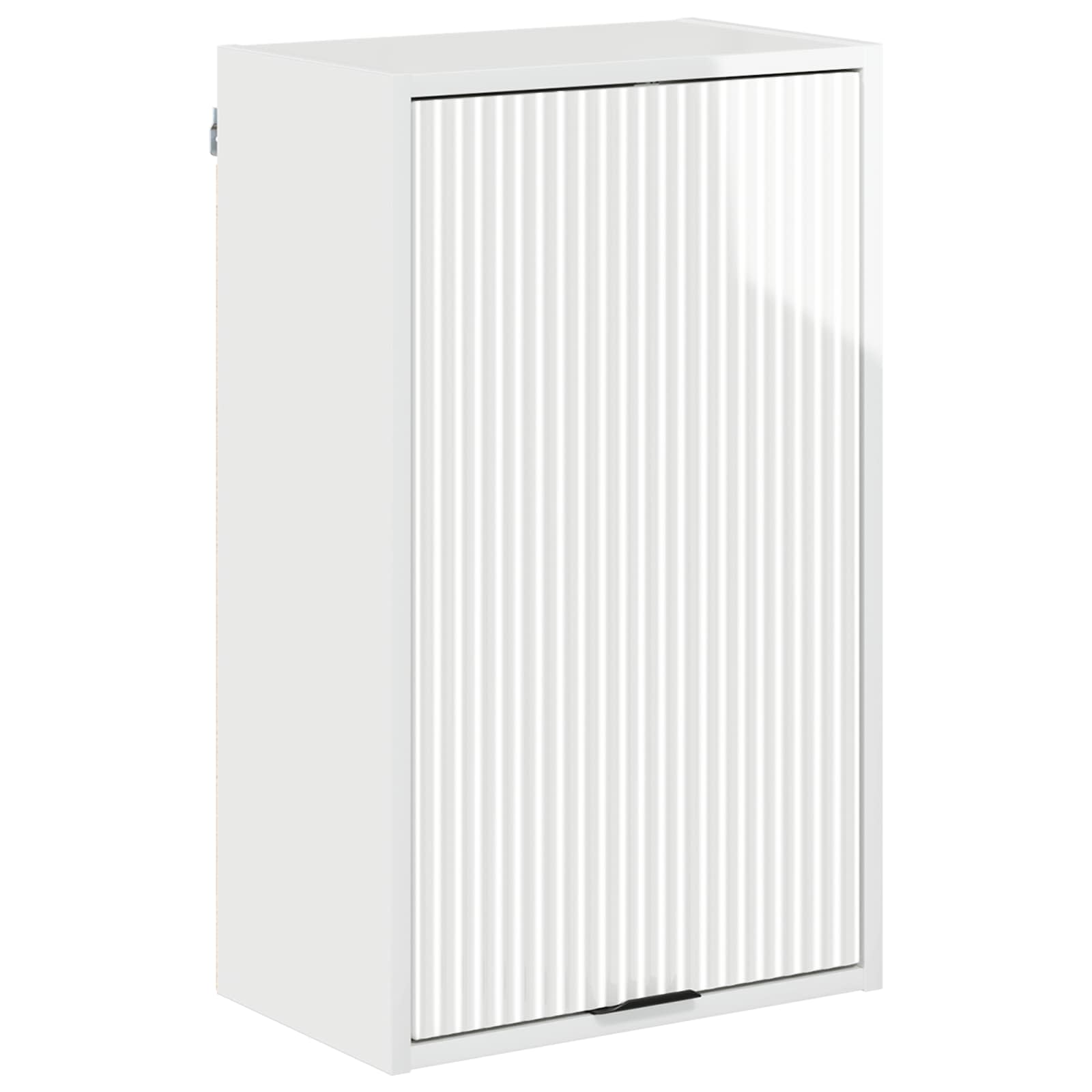 vidaXL Bathroom Cabinet High Gloss White 39 x 23.5 x 65 cm 2