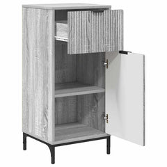 vidaXL Bathroom Cabinet Grey Sonoma 39.5 x 36 x 88 cm 5