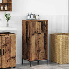 vidaXL Bathroom Cabinet Old Wood 39.5 x 36 x 88 cm 1