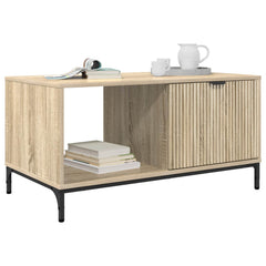 Coffee Table 90 x 49 x 46 cm Engineered Wood Sonoma oak