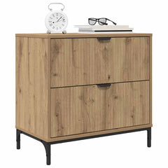 Bedside Table 63.5 x 36 x 61 cm Engineered wood Artisan oak