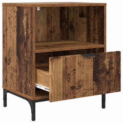 vidaXL Bedside Cabinet 2 pcs Old wood 49 x 36 x 61 cm Engineered wood 5