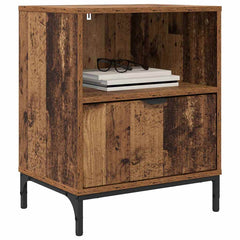 vidaXL Bedside Cabinet 2 pcs Old wood 49 x 36 x 61 cm Engineered wood 3