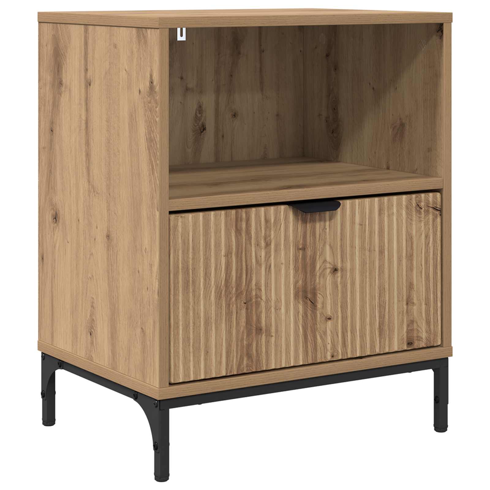 vidaXL Bedside Cabinet Artisan oak 49 x 36 x 61 cm Engineered wood 2