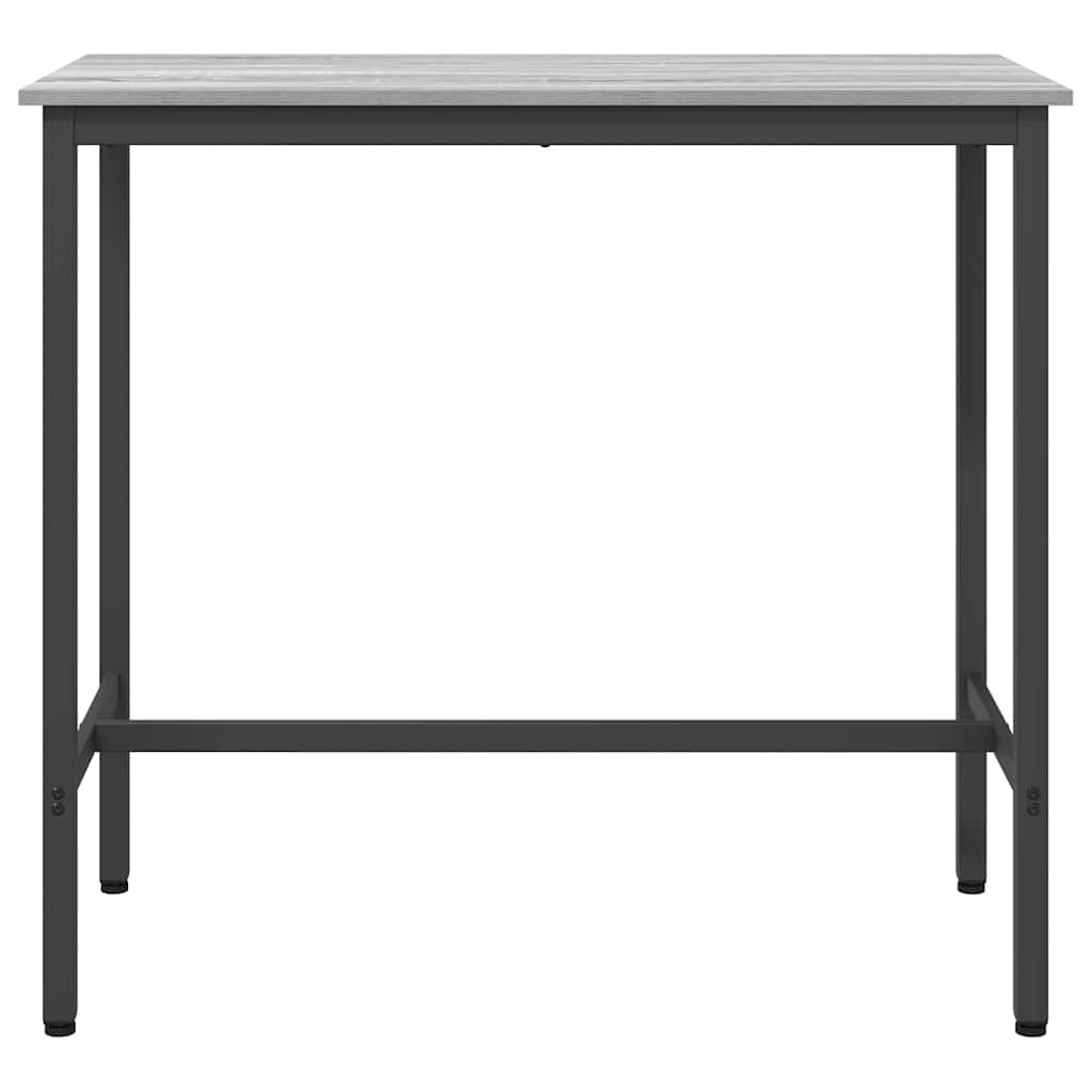 vidaXL Table Grey Sonoma 100 x 50 x 90.5 cm Engineered Wood and Steel 5