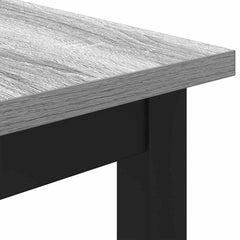 vidaXL Table Grey Sonoma 100 x 50 x 76.5 cm Engineered Wood and Steel 5